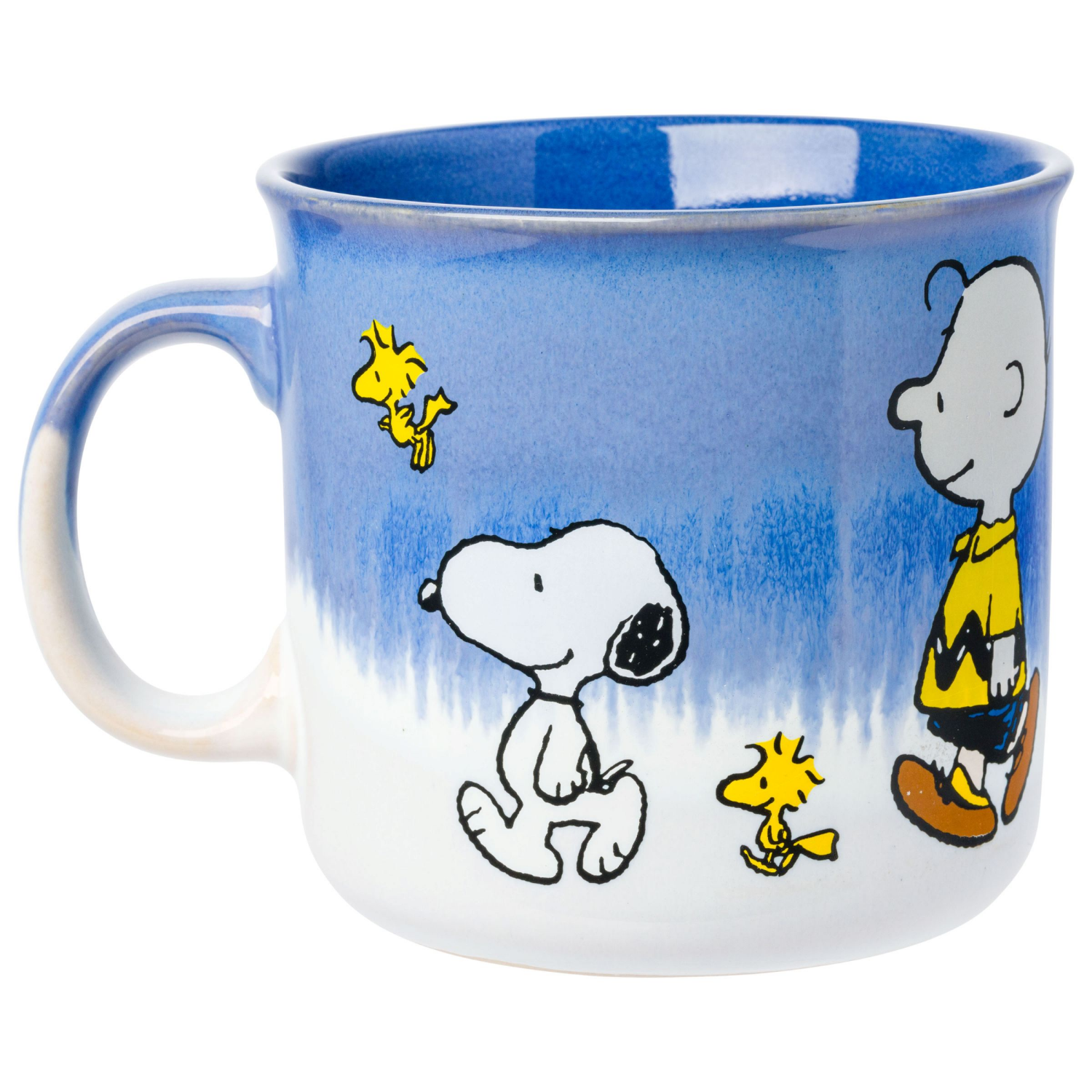 slide 2 of 3, SILVER BUFFALO SB Peanuts Reactive Glaze 20oz Ceramic Camper Mug, 20 oz