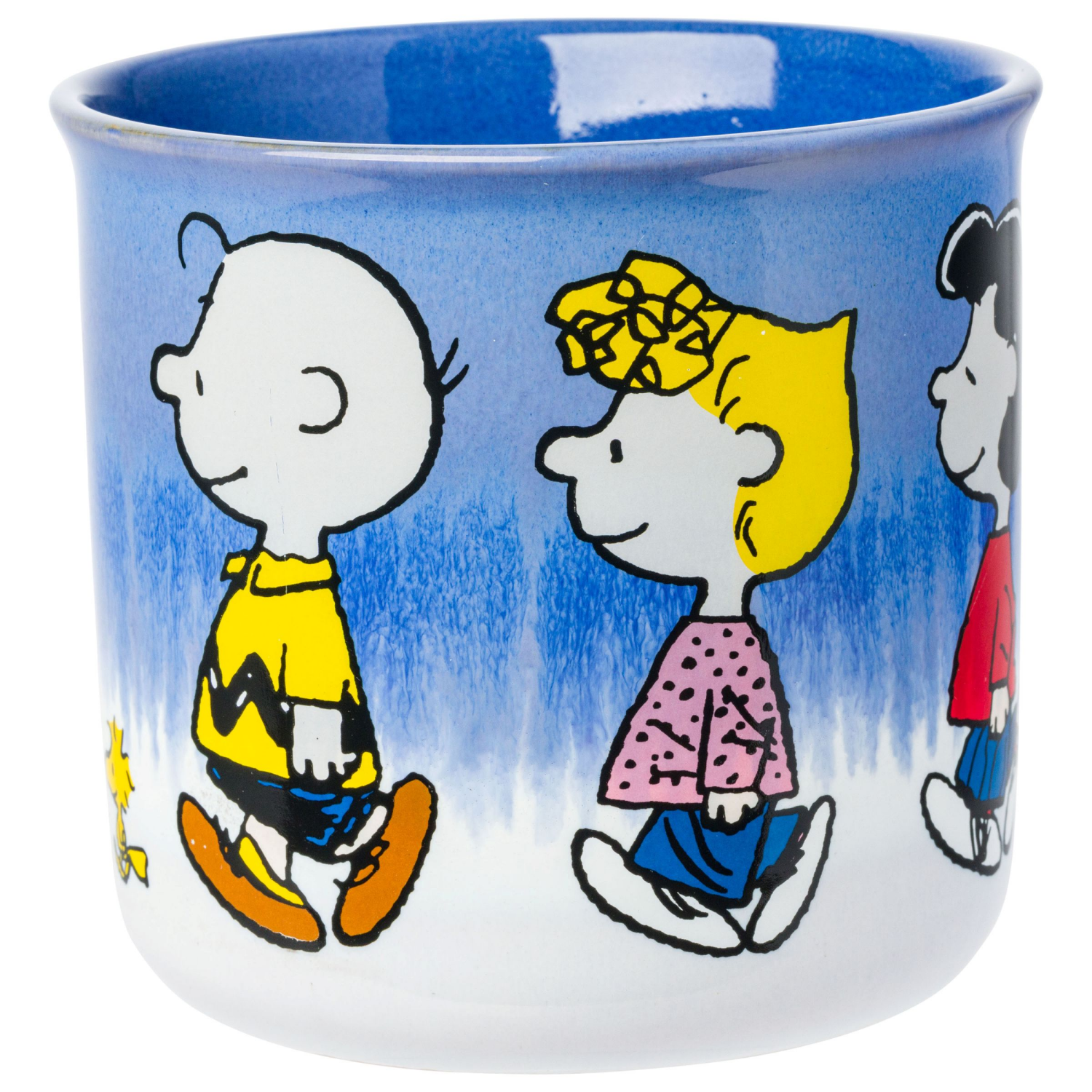 slide 3 of 3, SILVER BUFFALO SB Peanuts Reactive Glaze 20oz Ceramic Camper Mug, 20 oz