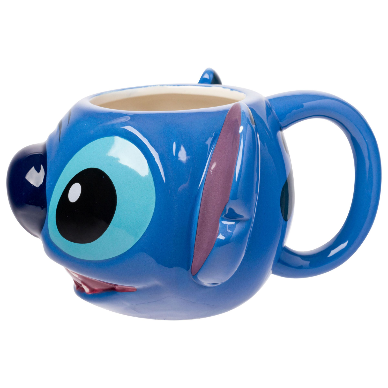 slide 3 of 4, SILVER BUFFALO SB Stitch Ceramic 3D Sculpted Mug, 1 ct