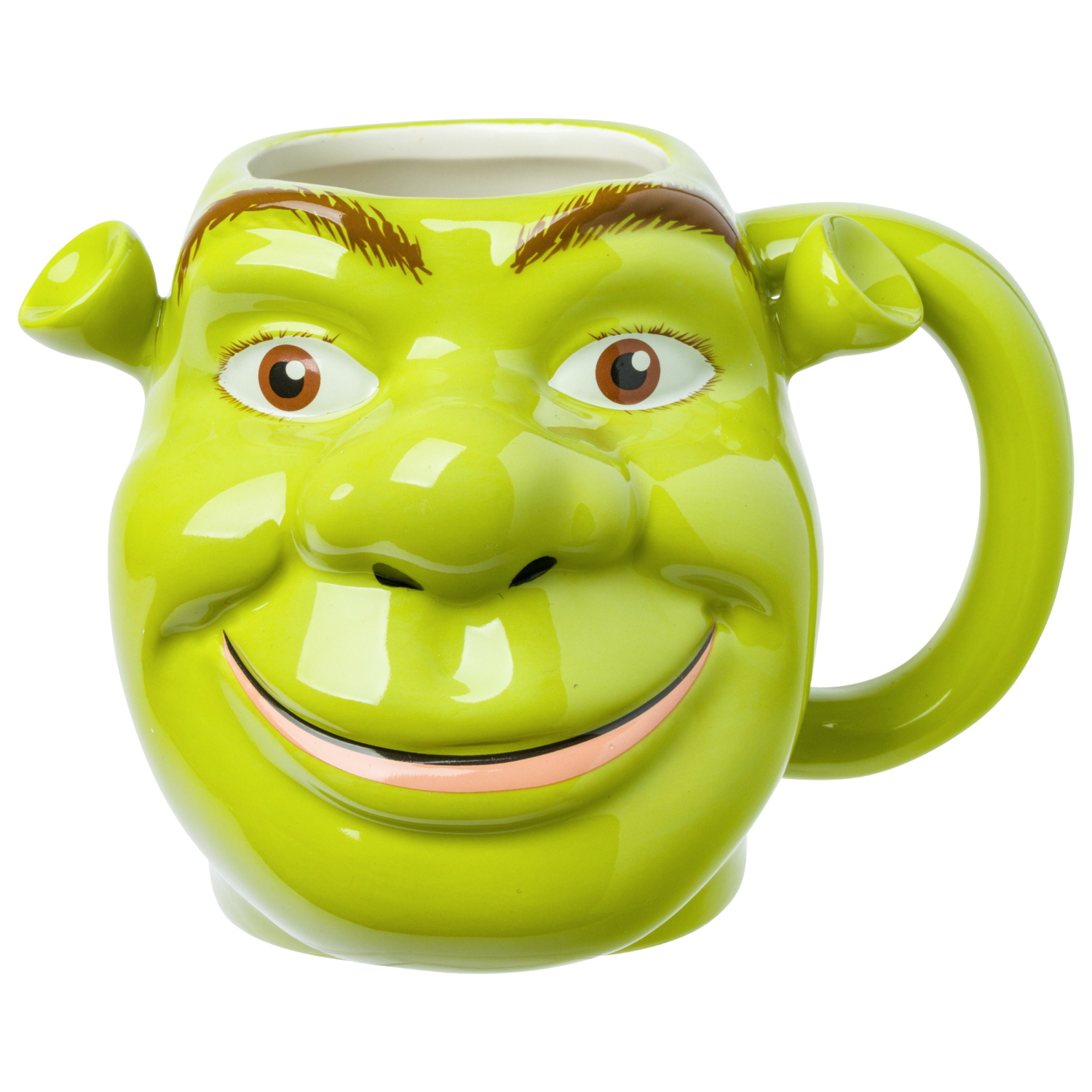 slide 1 of 1, SILVER BUFFALO SB Shrek Ceramic 3D Sculpted Mug, 1 ct