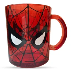 SILVER BUFFALO Sb Spiderman 17.5 Oz Glass Coffee Mug
