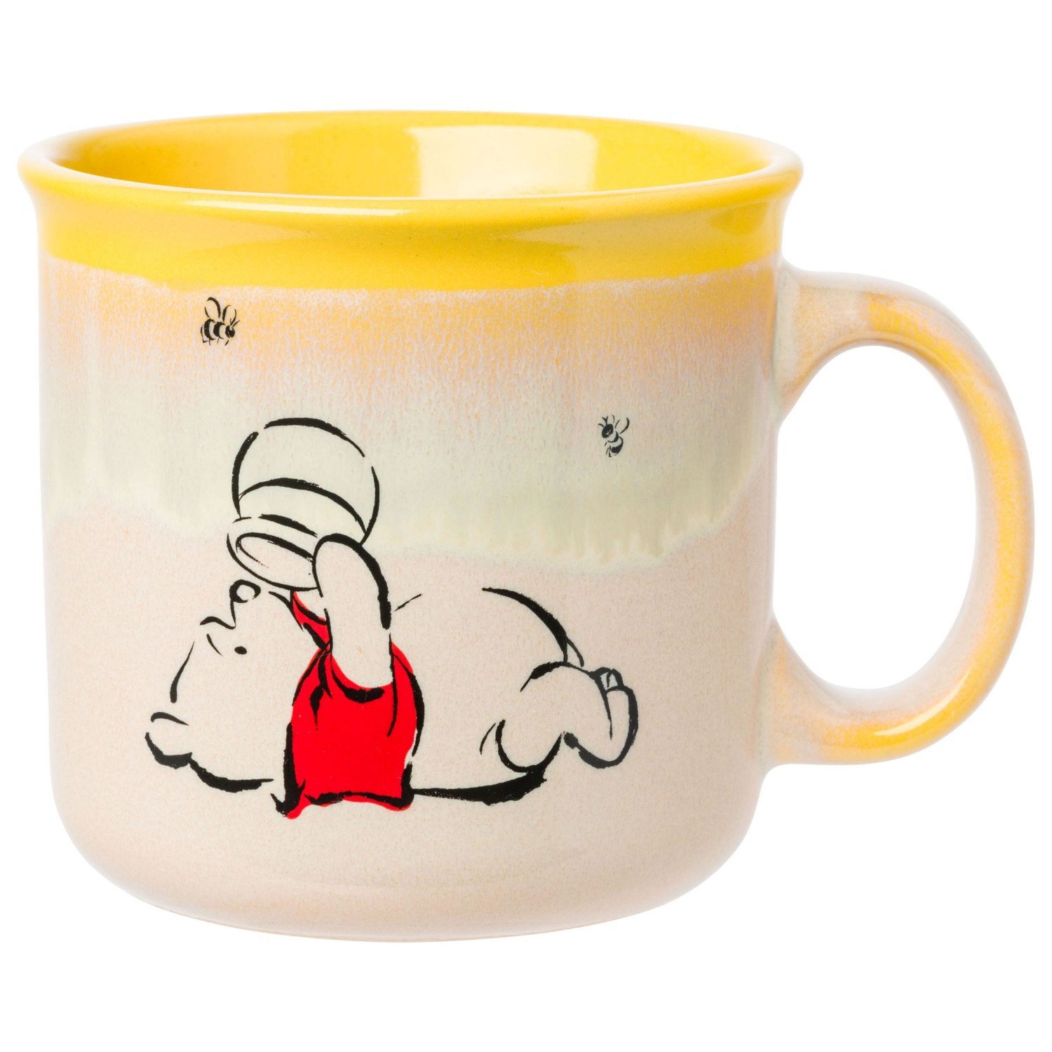 slide 1 of 2, SILVER BUFFALO SB Winnie the Pooh Reactive Glaze 20oz Ceramic Camper Mug, 20 oz