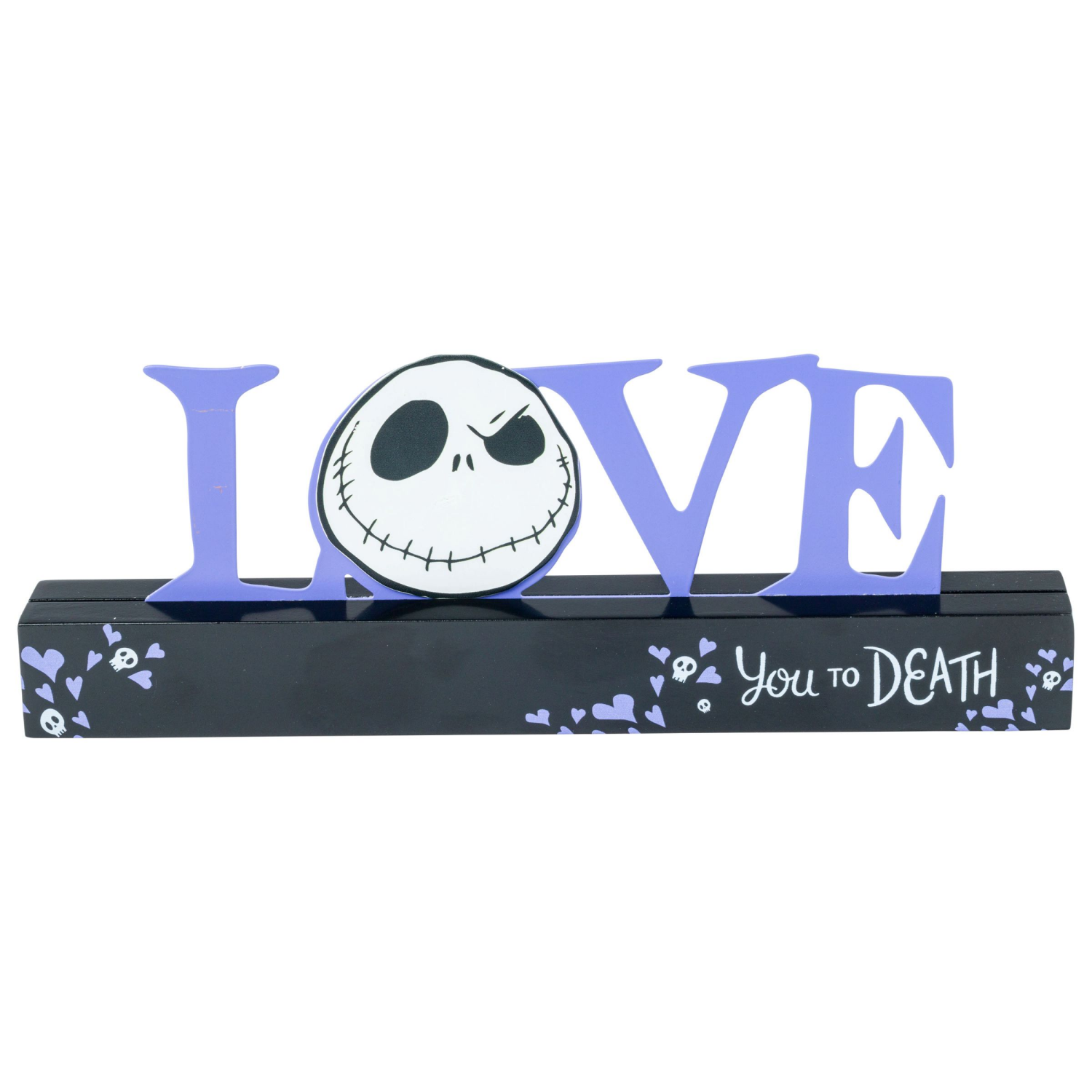 slide 1 of 1, SB Nightmare Before Christmas Metal Die Cut Word Sign, 1 ct