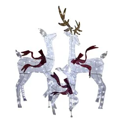 Forever Gifts Light Up Christmas Deer Family Set