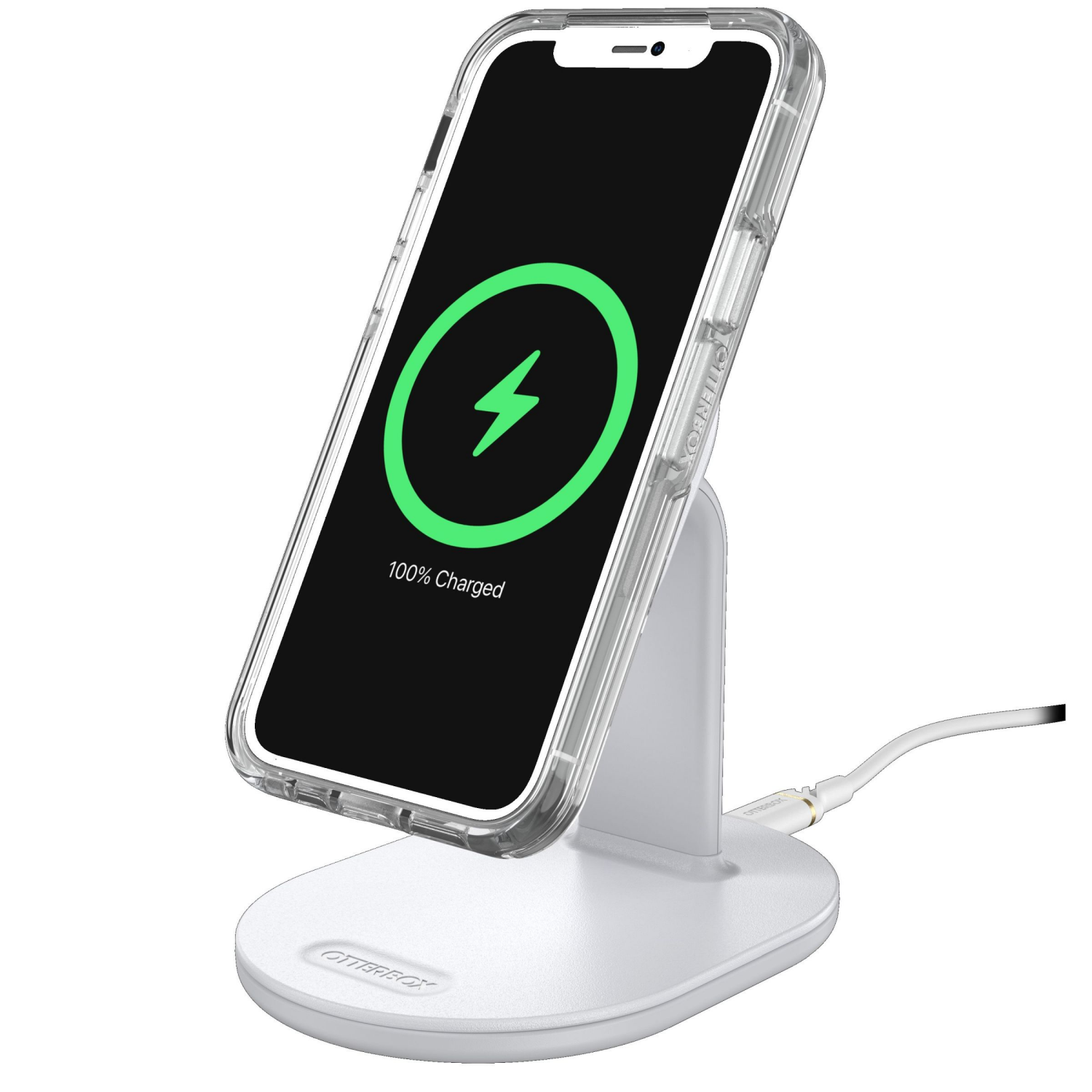 slide 4 of 5, OTTERBOX OB WIRELESS CHARGING STAND - White, 1 ct