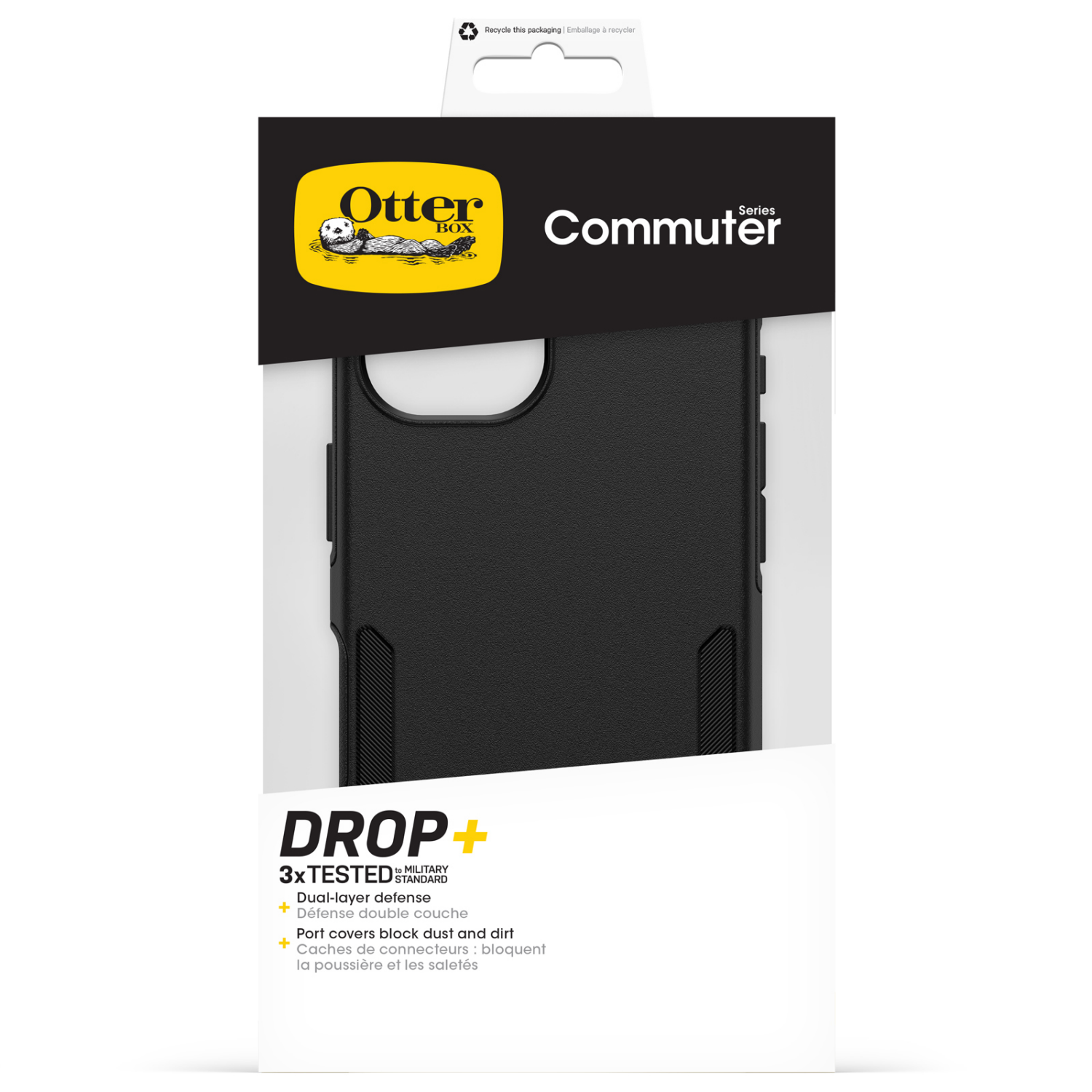slide 5 of 5, Otterbox Iphone 16 Commuter - Black, 1 ct