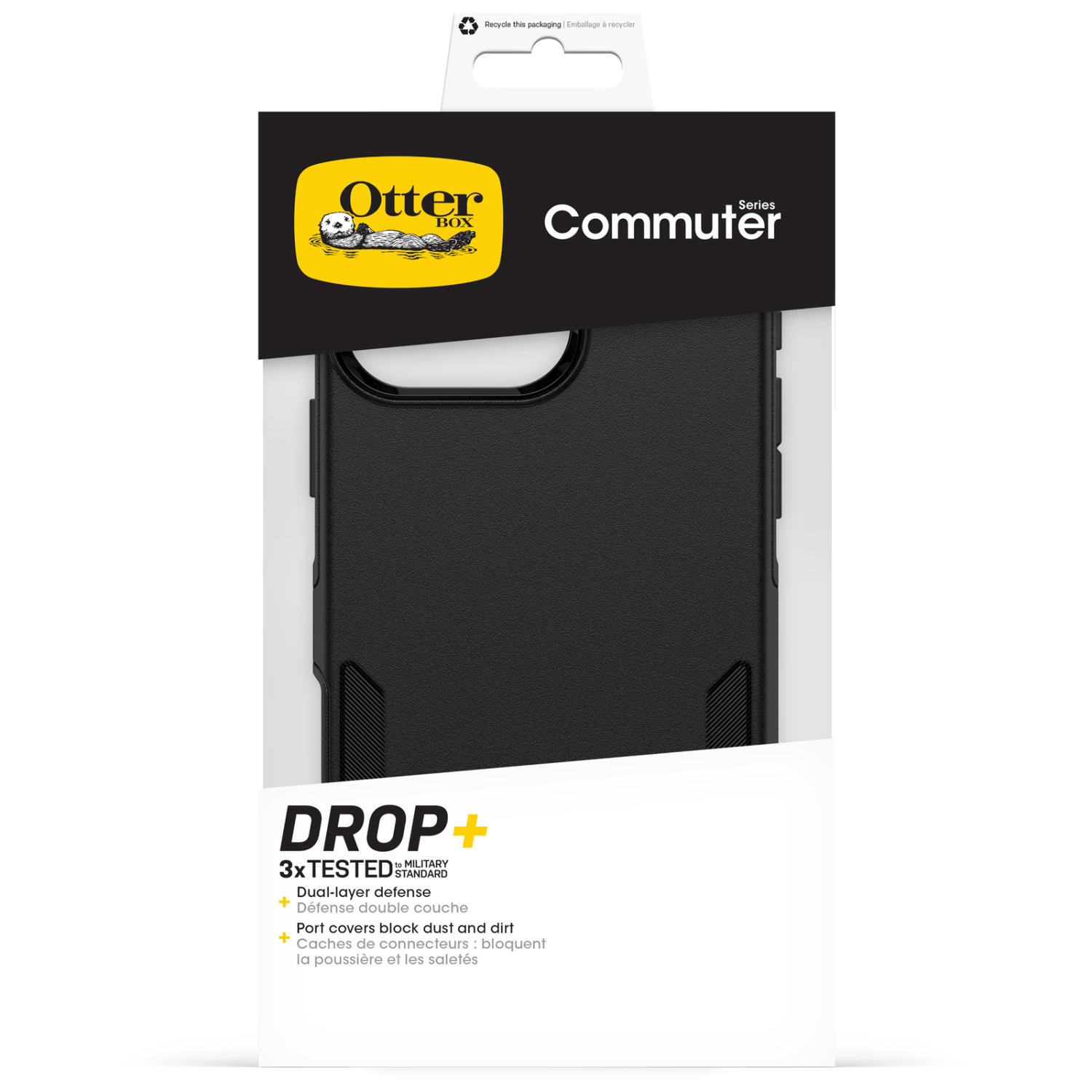 slide 5 of 5, Otterbox Iphone 16 Pro Max Commuter - Black, 1 ct