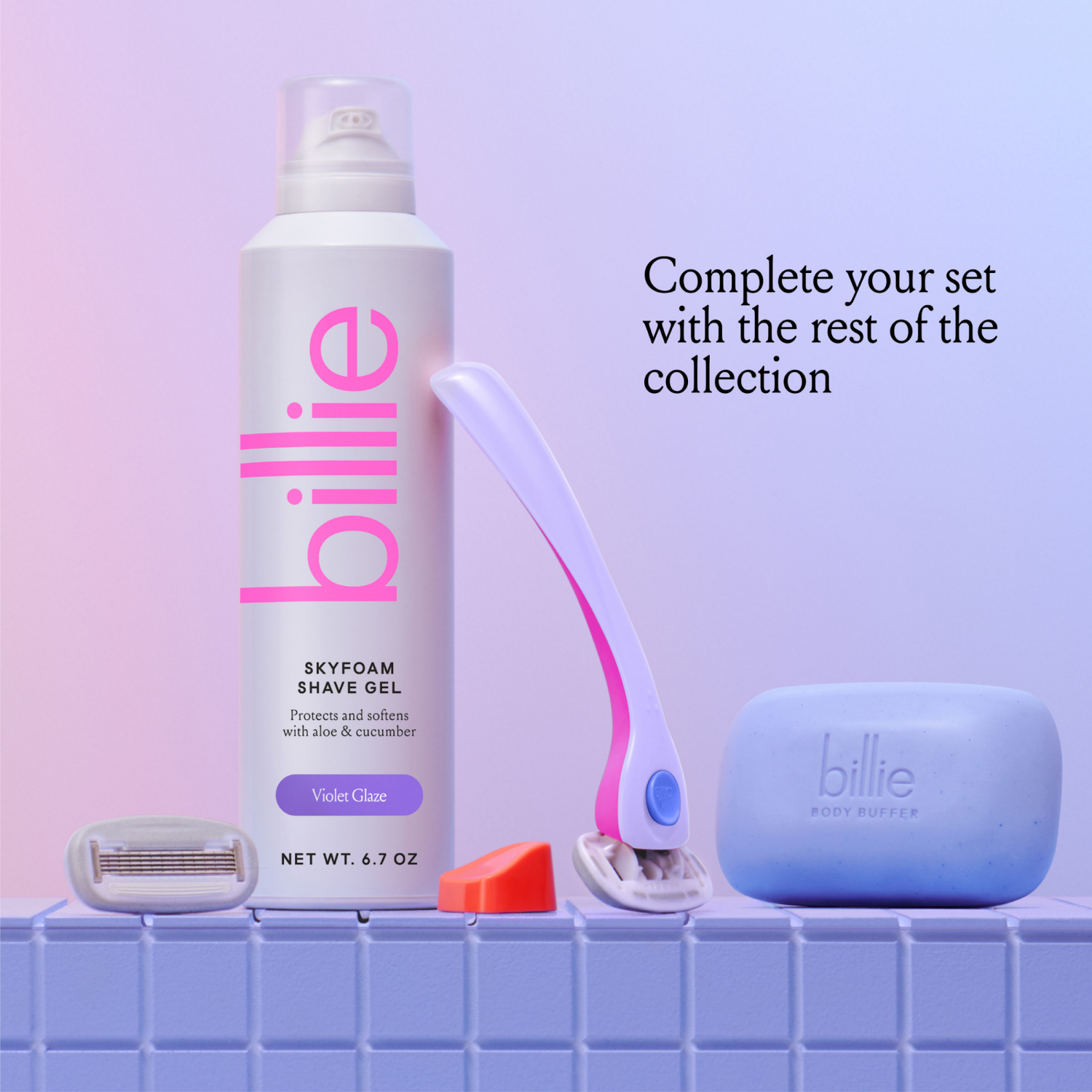 slide 7 of 8, Billie Women's 5-Blade Razor Refills 8 Ct, 8 ct