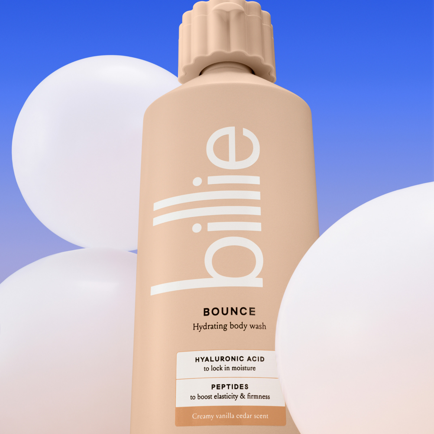 slide 3 of 7, Billie Body Wash Bounce Hydrating Body Wash, 18 fl oz