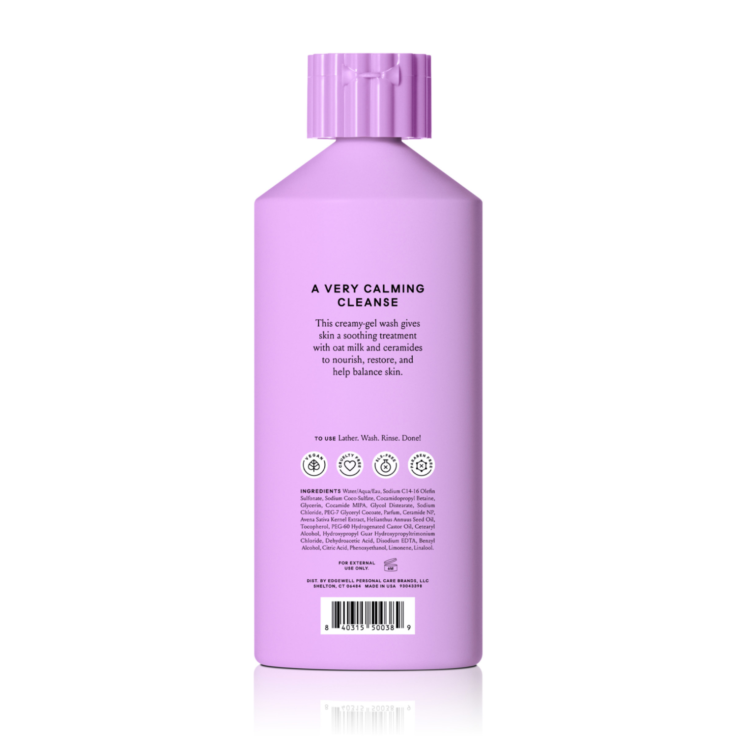 slide 2 of 7, Billie Soothe Comforting Womens Body Wash, 18 fl oz, Calming Lavender Milk Scent, Vegan, Cruelty Free, 18 fl oz