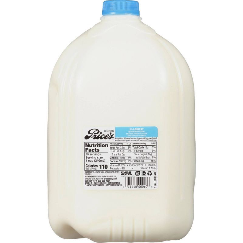 slide 2 of 7, Price's 1% Milk - 1gal, 1 gal