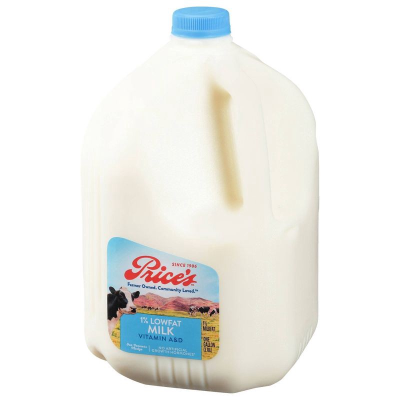 slide 4 of 7, Price's 1% Milk - 1gal, 1 gal