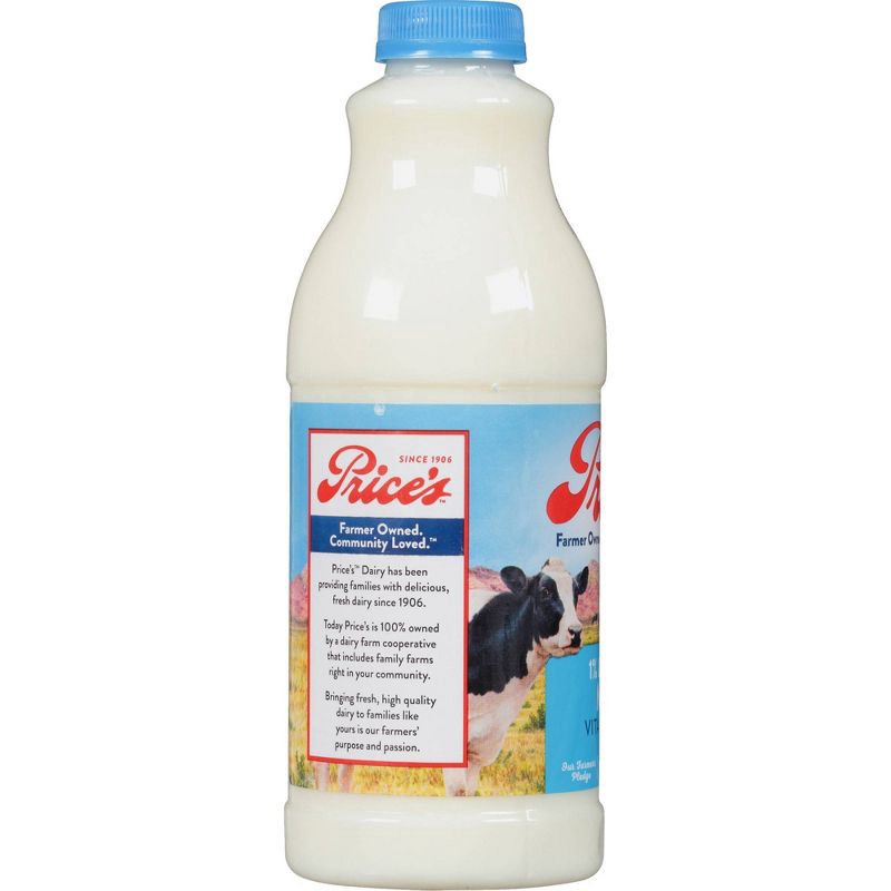 slide 2 of 7, Price's 1% Milk - 1qt, 1 qt