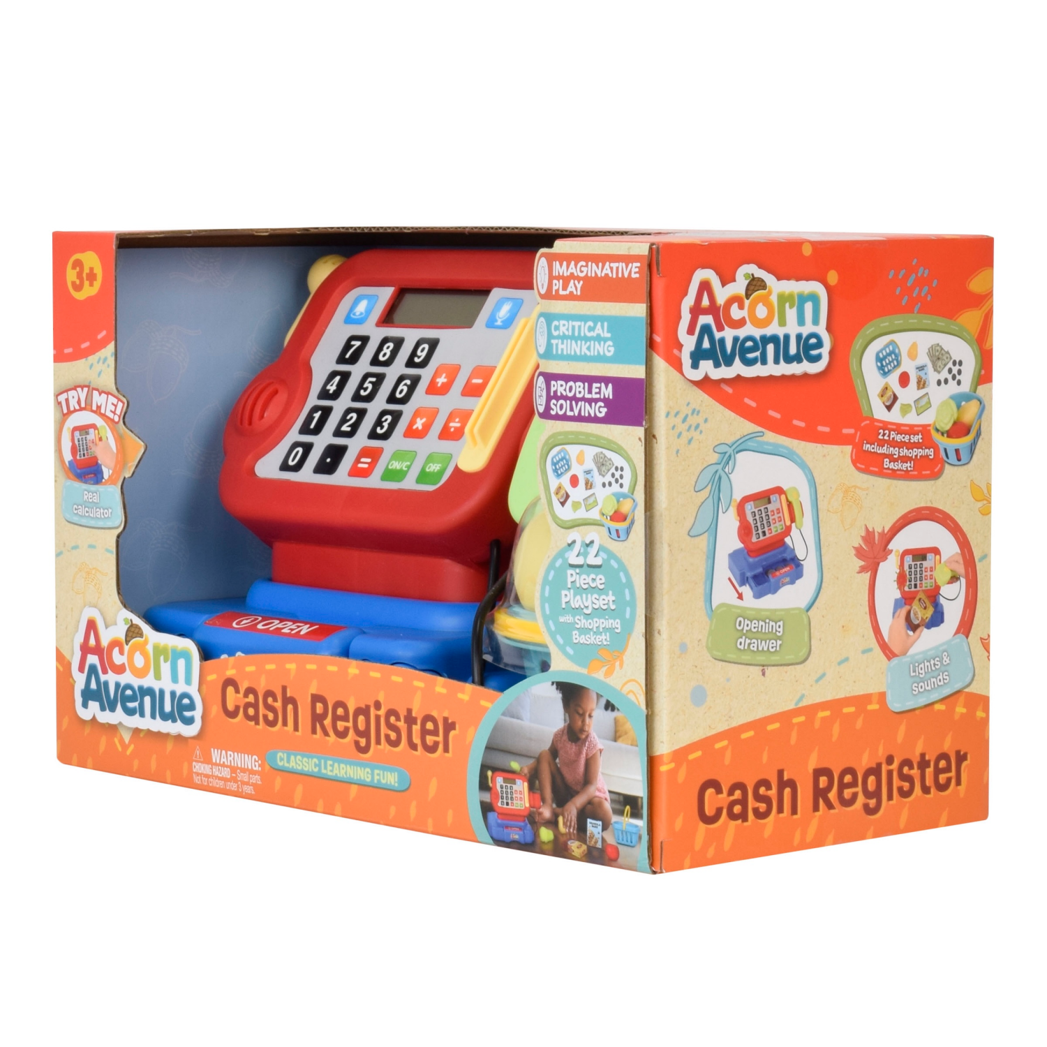 slide 2 of 8, Acorn Avenue Cash Register, 1 ct