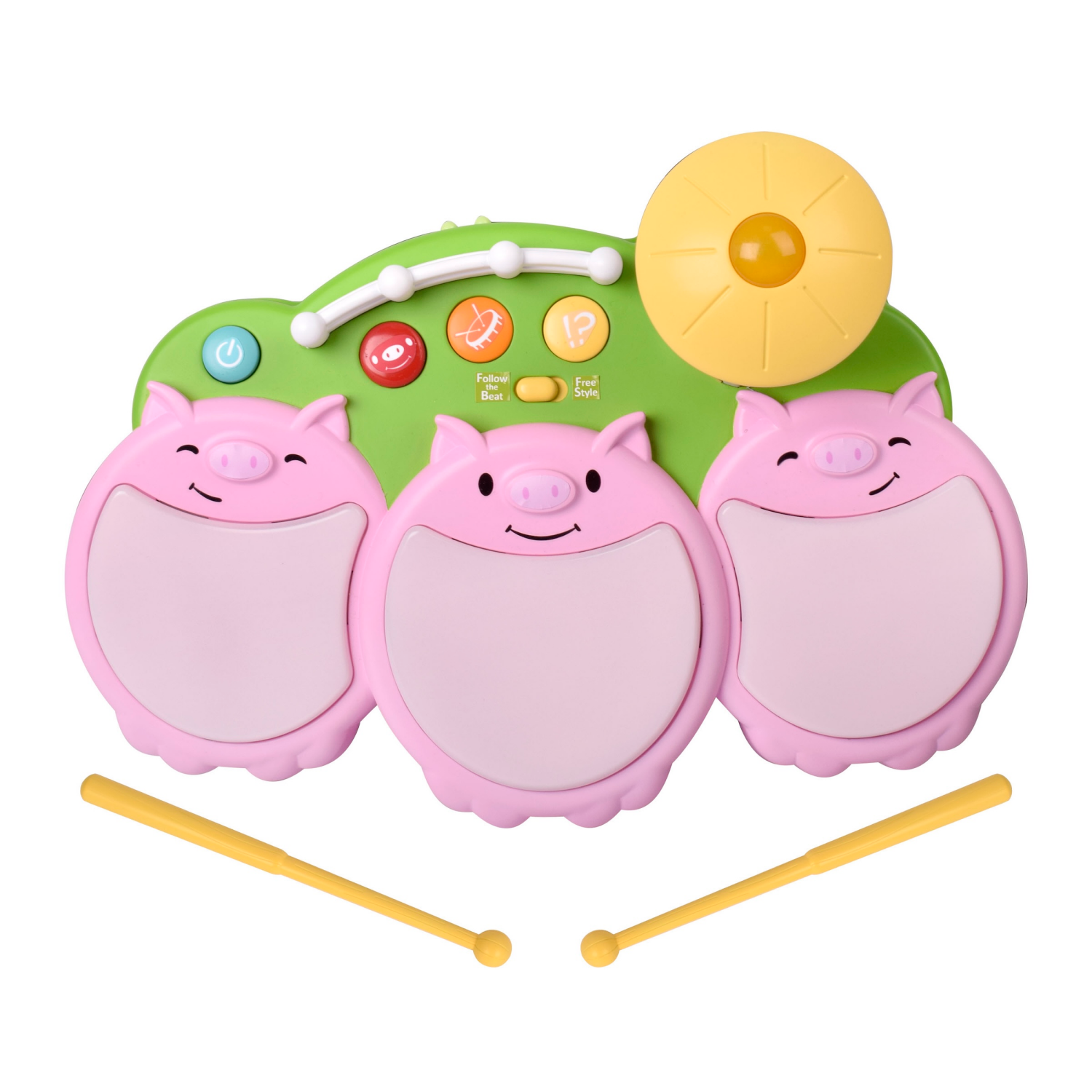 slide 6 of 8, Acorn Avenue 3 Little Pigs Drum Set, 1 ct