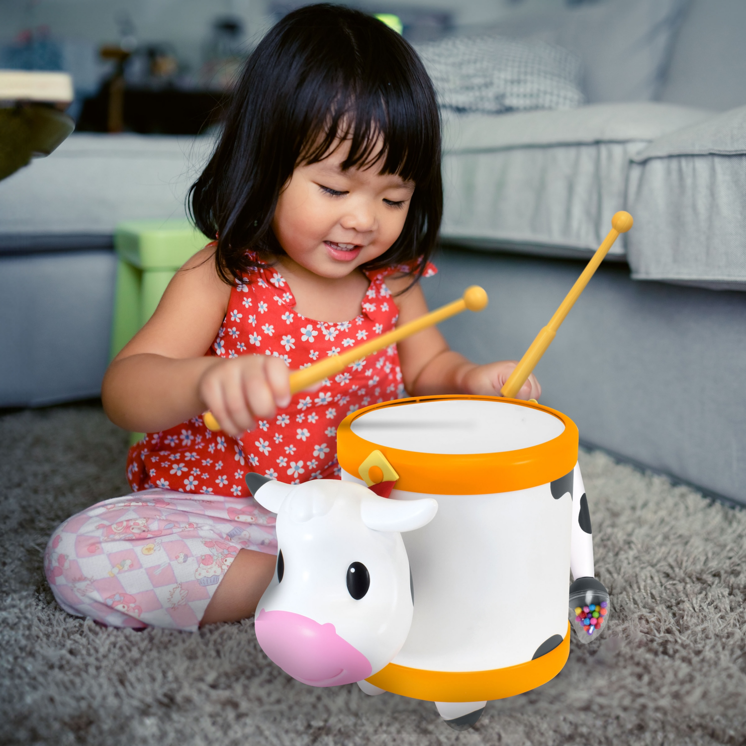 slide 4 of 5, Acorn Avenue Cow Bell Music Set, 1 ct