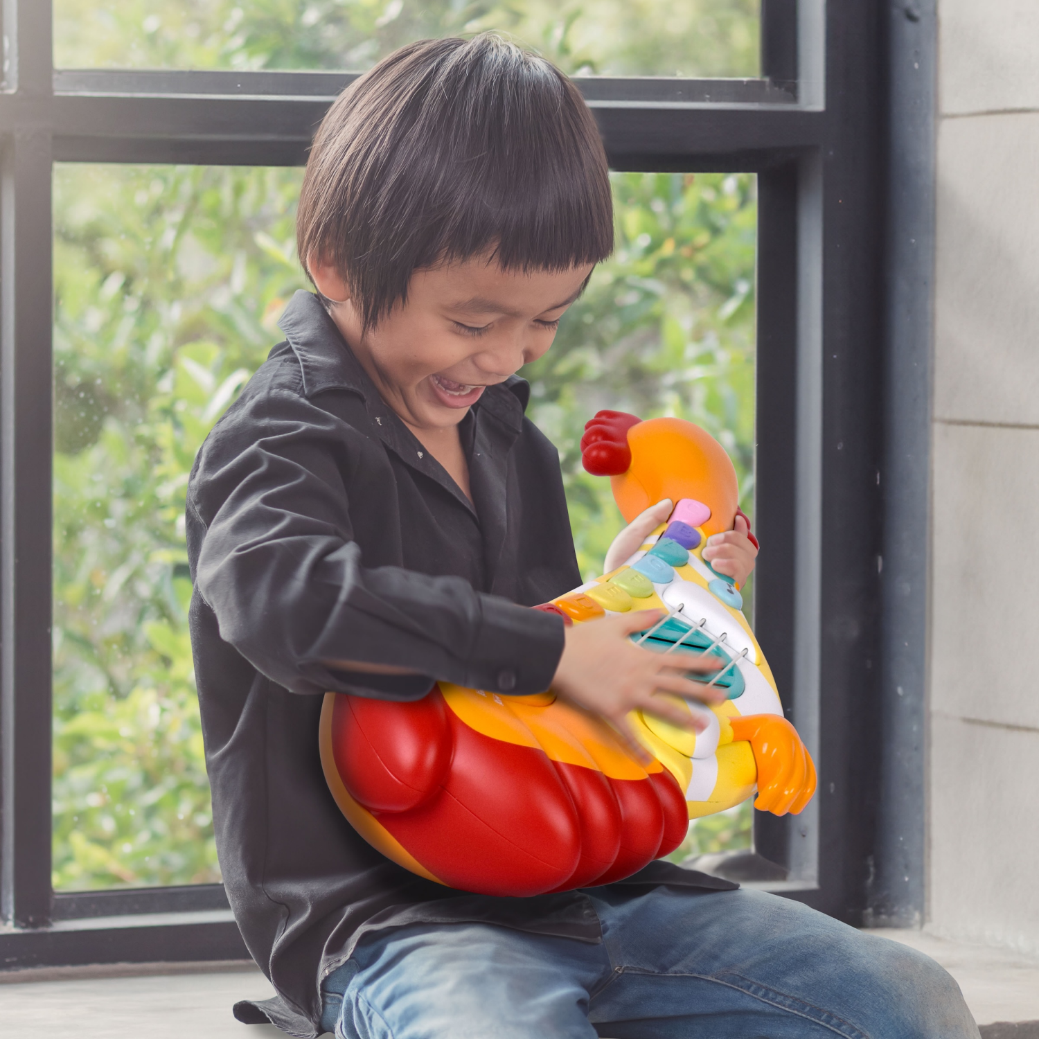 slide 3 of 6, Acorn Avenue Musical Chicken, 1 ct