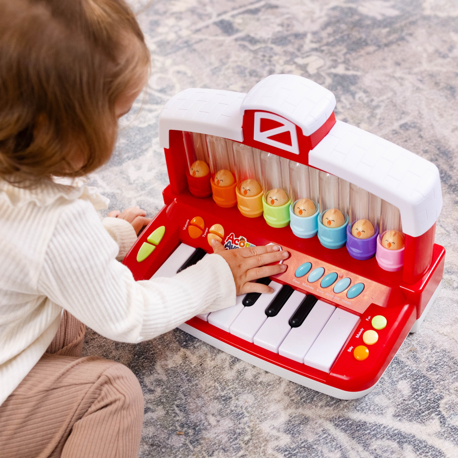 slide 3 of 8, Acorn Avenue Musical Keyboard, 1 ct