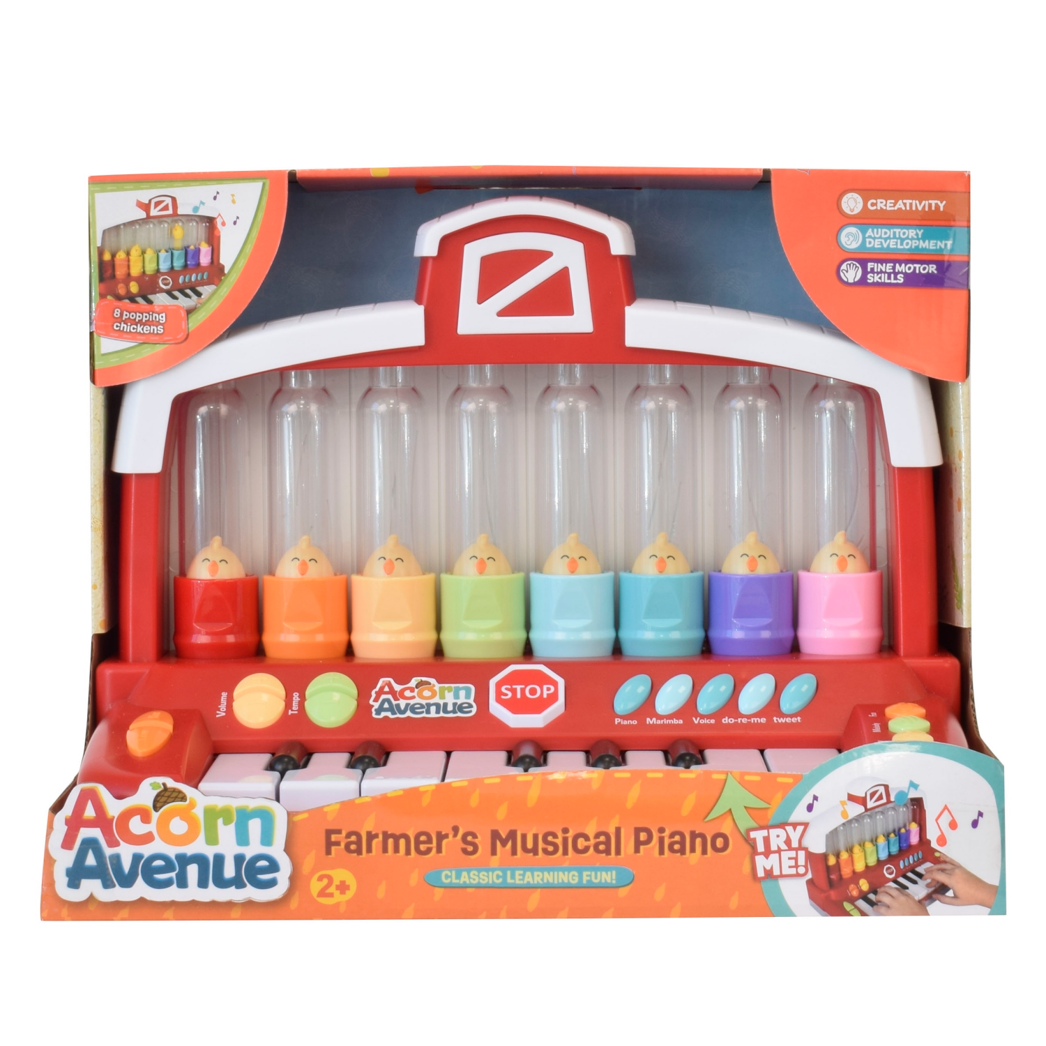 slide 1 of 8, Acorn Avenue Musical Keyboard, 1 ct