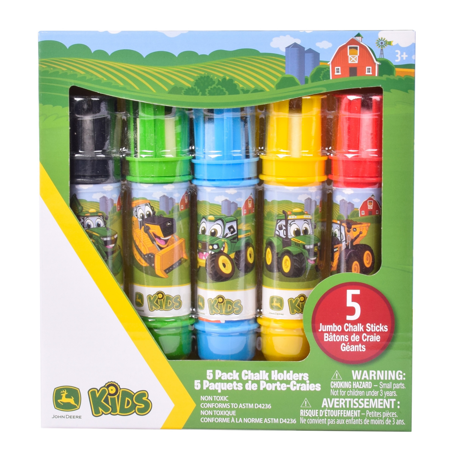 slide 1 of 3, JOHN DEERE CHALK HOLDERS 5pcs, 5 ct