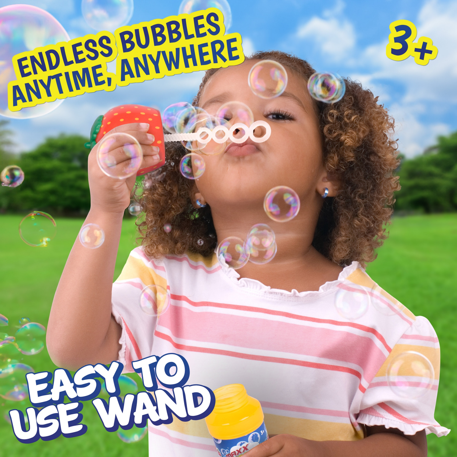 slide 3 of 4, Maxx Bubbles Scented Fruit Bubble Bottle Refills, 1 ct