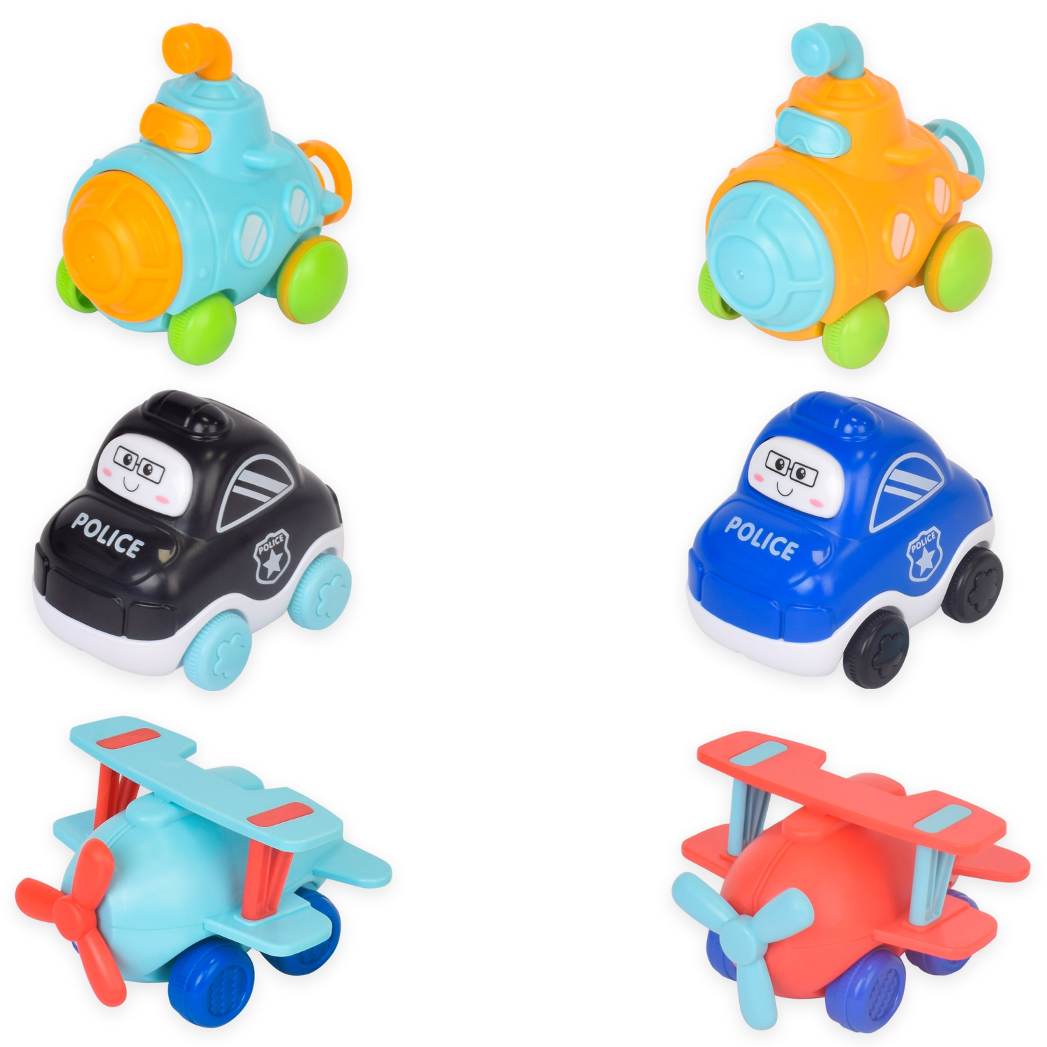 slide 3 of 4, Acorn Avenue Cartoon Cars, 1 ct