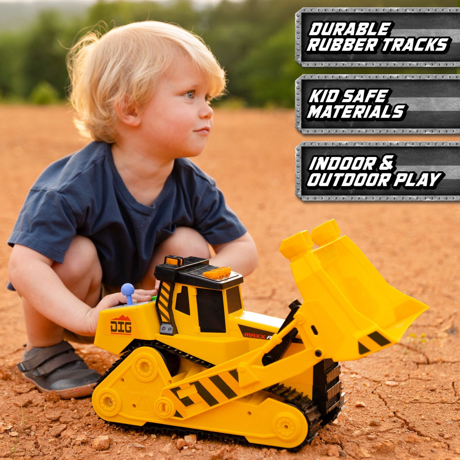 slide 3 of 5, Maxx Action L&s Maxx Power Dozer, 1 ct