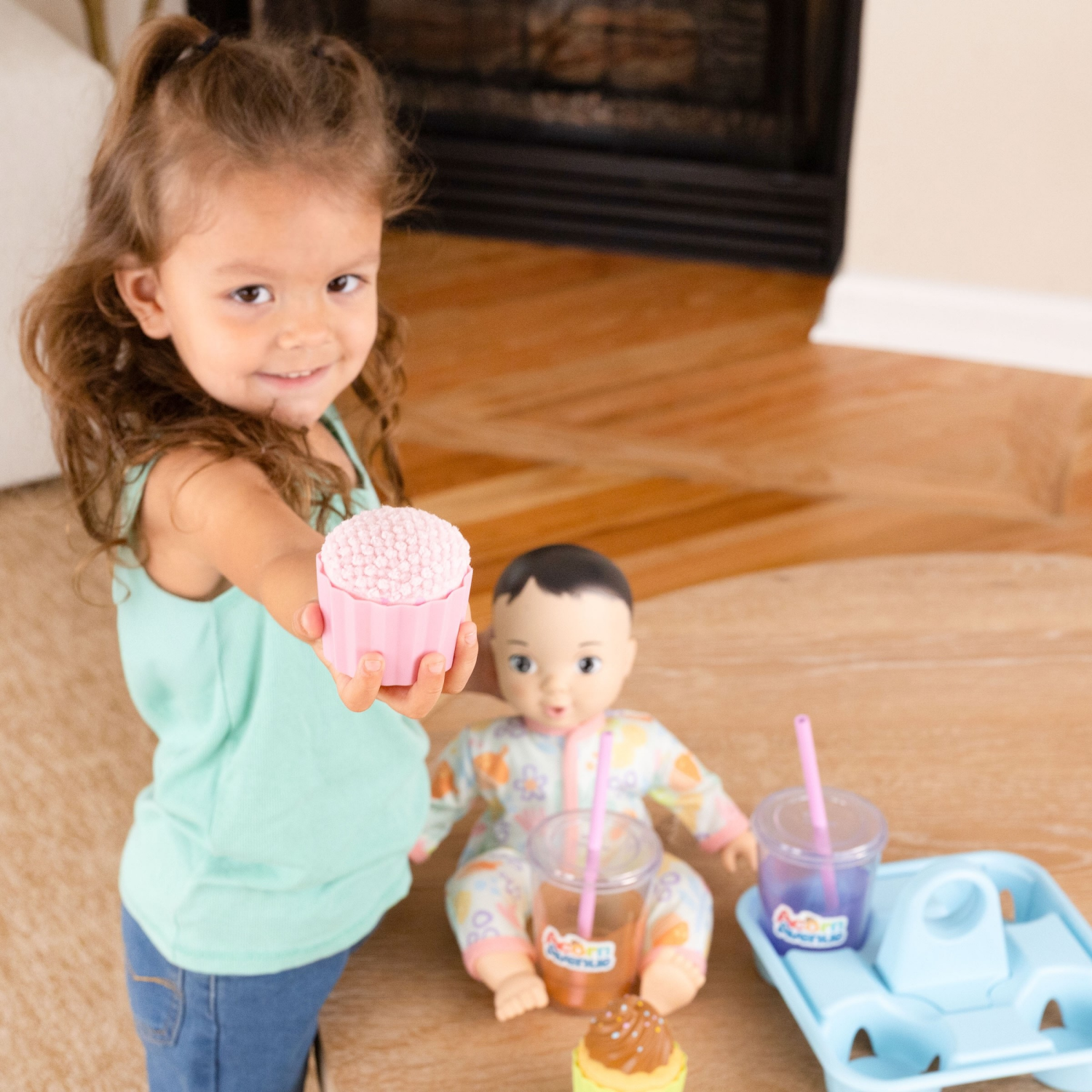 slide 2 of 5, Acorn Avenue On The Go With Mommy Playset, 1 ct