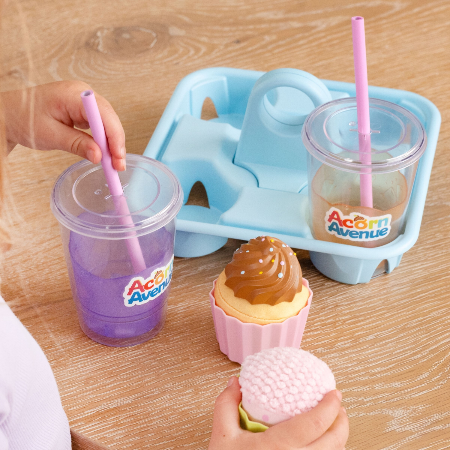 slide 3 of 5, Acorn Avenue On The Go With Mommy Playset, 1 ct