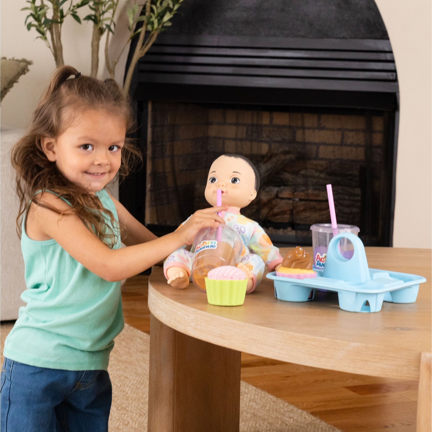 slide 5 of 5, Acorn Avenue On The Go With Mommy Playset, 1 ct