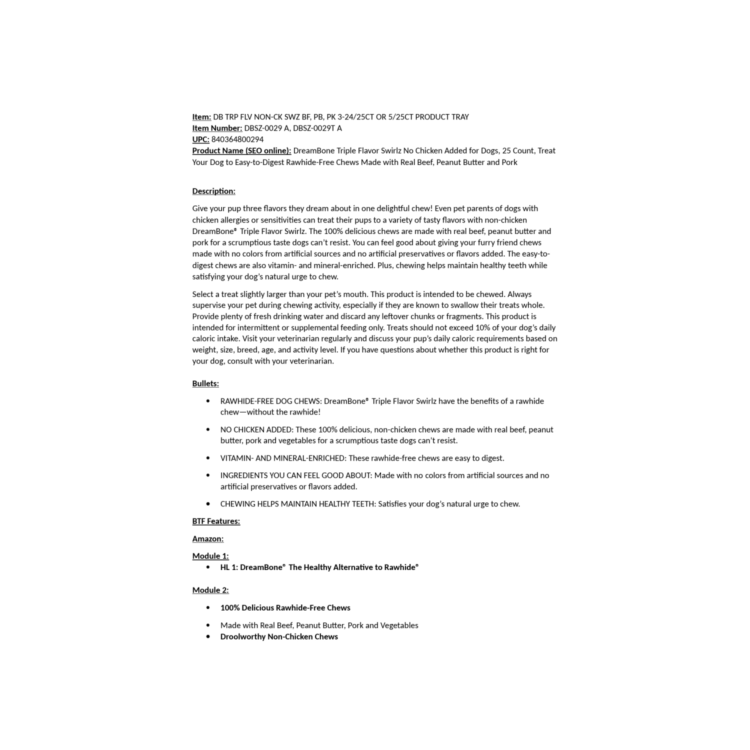 slide 2 of 2, Dreambone Triple Flavor Swirlz Dog Chews, 25 Ct, 25 ct