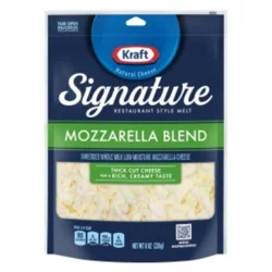 Kraft Signature Shreds Mozzarella Blend 8 oz