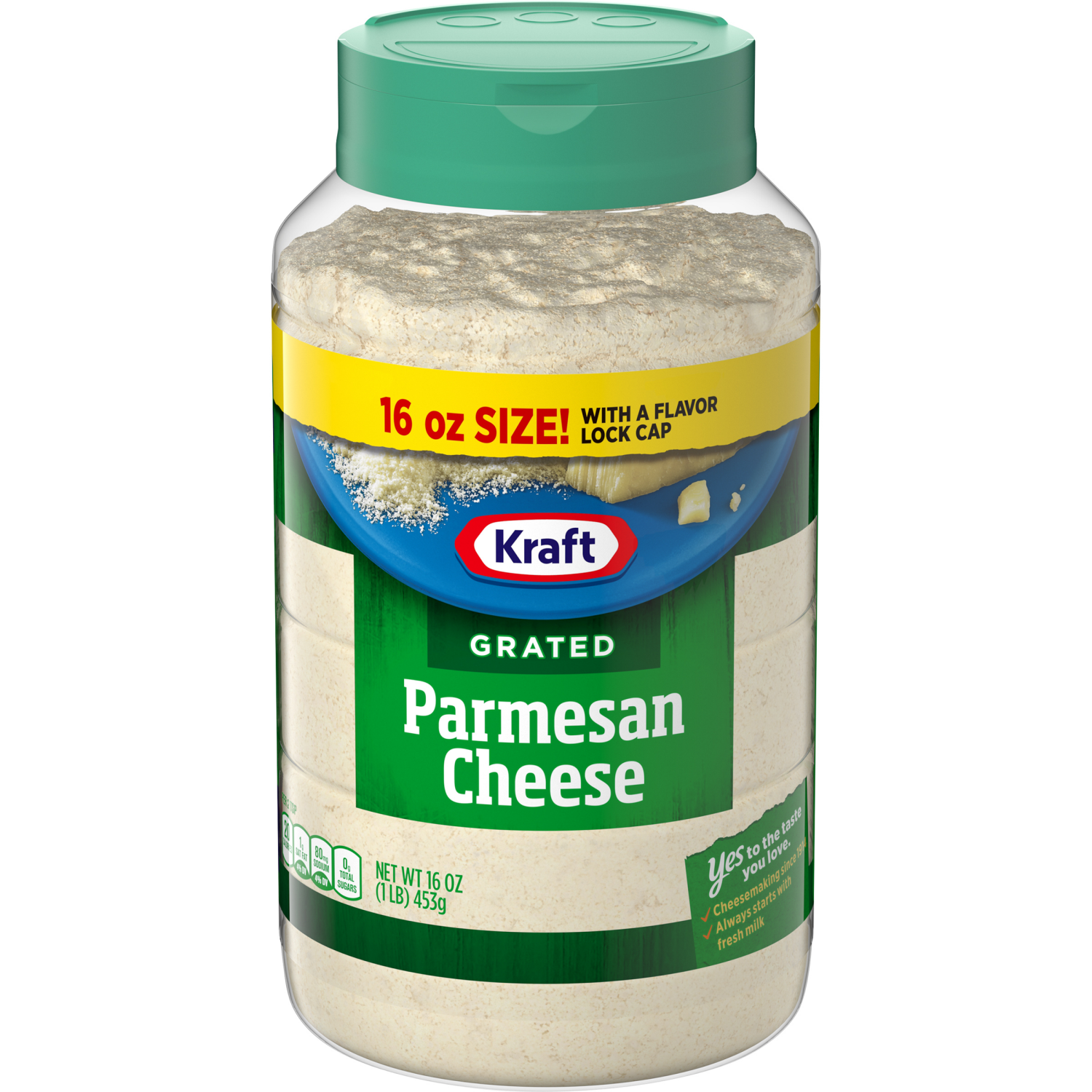slide 1 of 2, Kraft Grated Parmesan Cheese Shaker Bottle, 16 oz