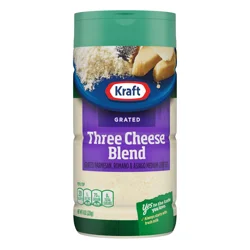 Kraft Three Cheese Blend Grated Cheese