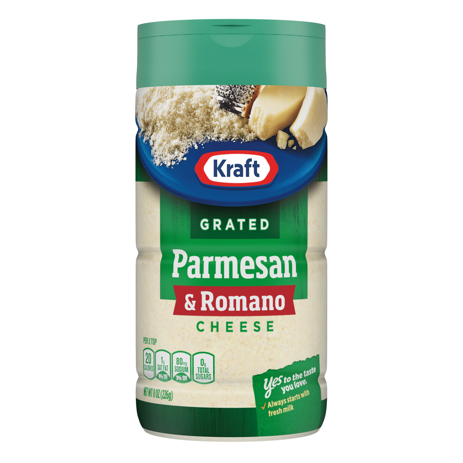 slide 1 of 1, Kraft Grtd Parm Romano, 8 oz