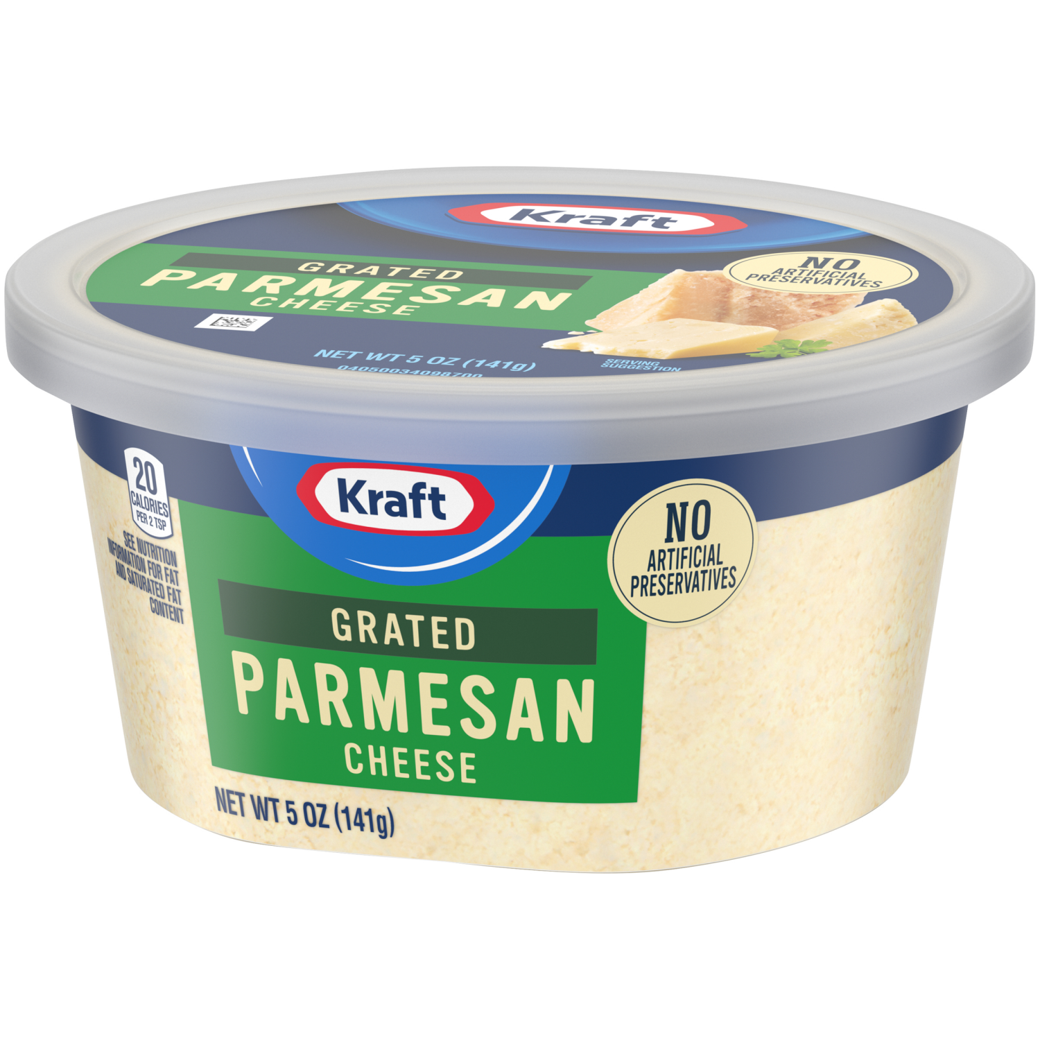slide 5 of 6, Kraft Refrigerated Grated Parmesan Cheese, 5 oz Tub, 5 oz