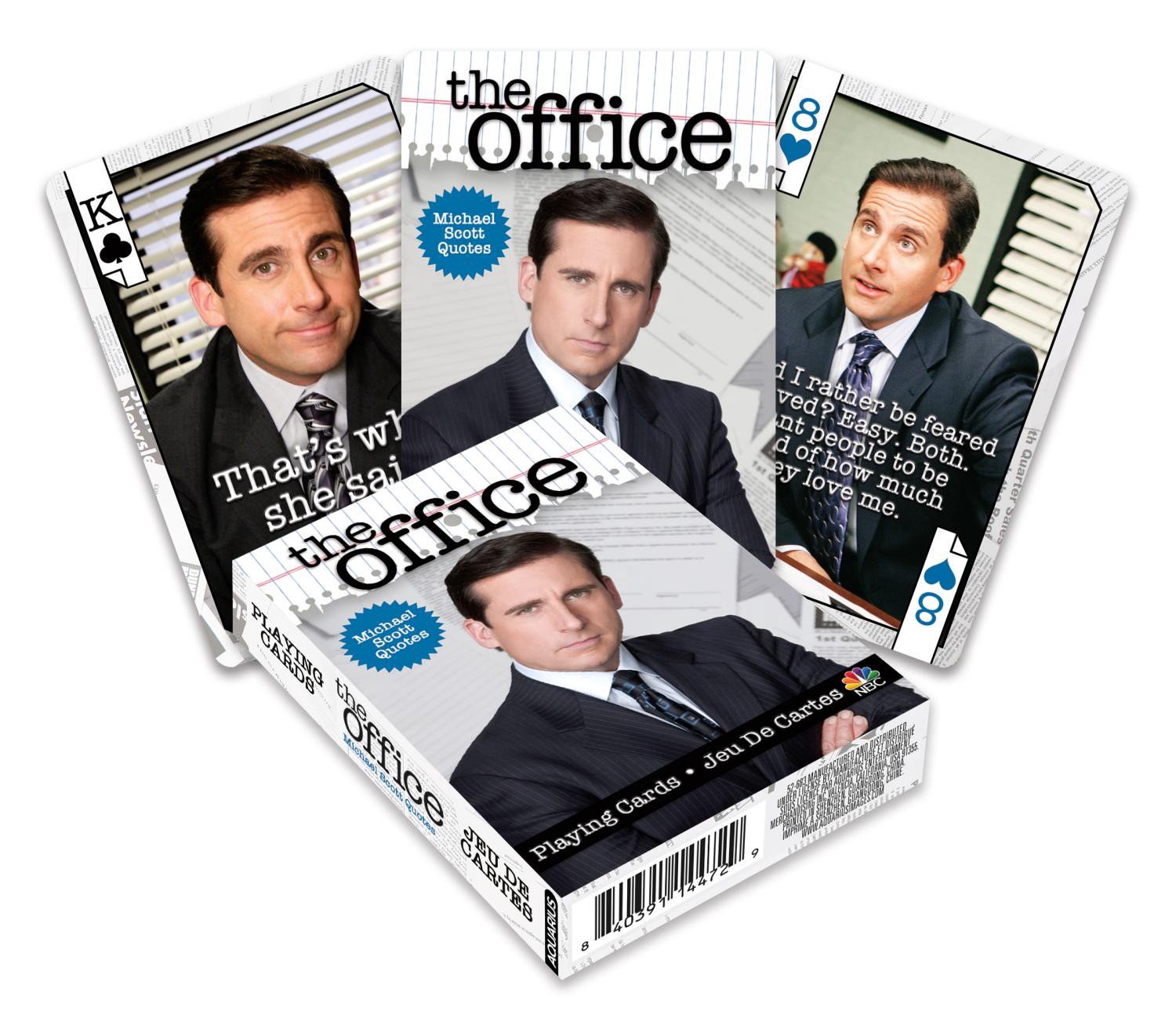 slide 1 of 1, The Office Playing Cards - Michael Scott Quotes, 1 ct