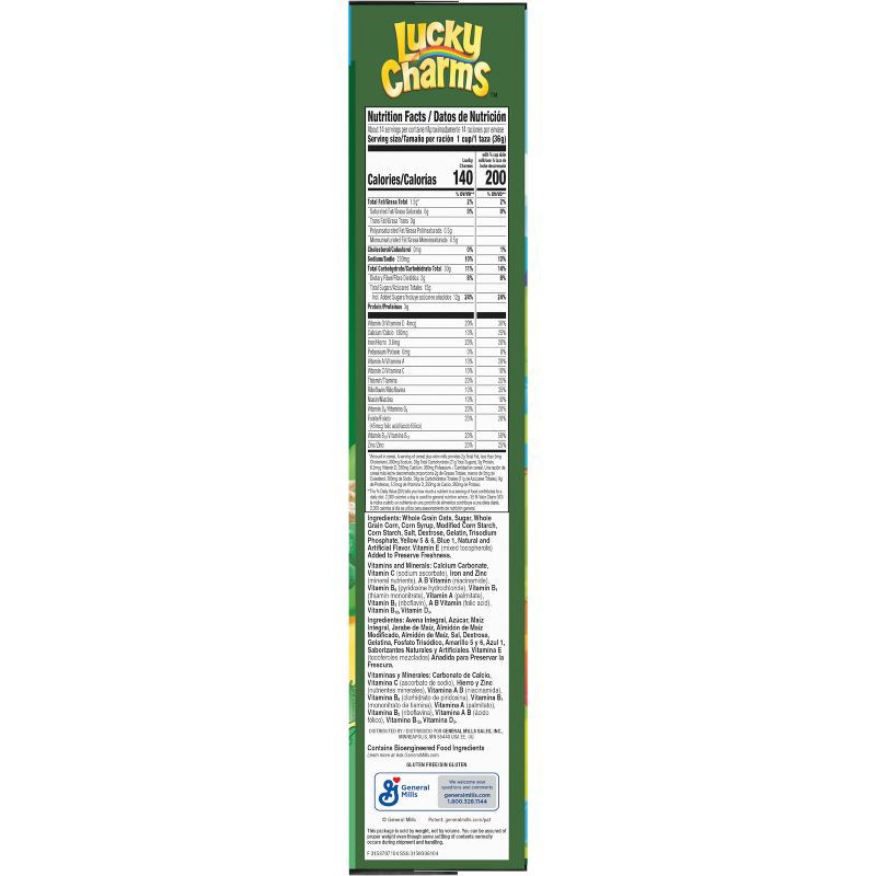 slide 2 of 10, Lucky Charms Saint Patrick's Day Family Size Breakfast Cereal - 18.6 oz, 18.6 oz