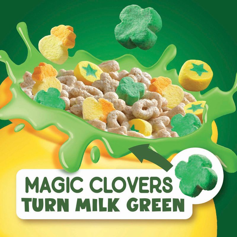 slide 3 of 10, Lucky Charms Saint Patrick's Day Family Size Breakfast Cereal - 18.6 oz, 18.6 oz