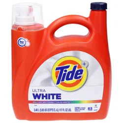 Tide + Ultra White Detergent 117 fl oz