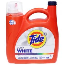 Tide + Ultra White Detergent 117 fl oz