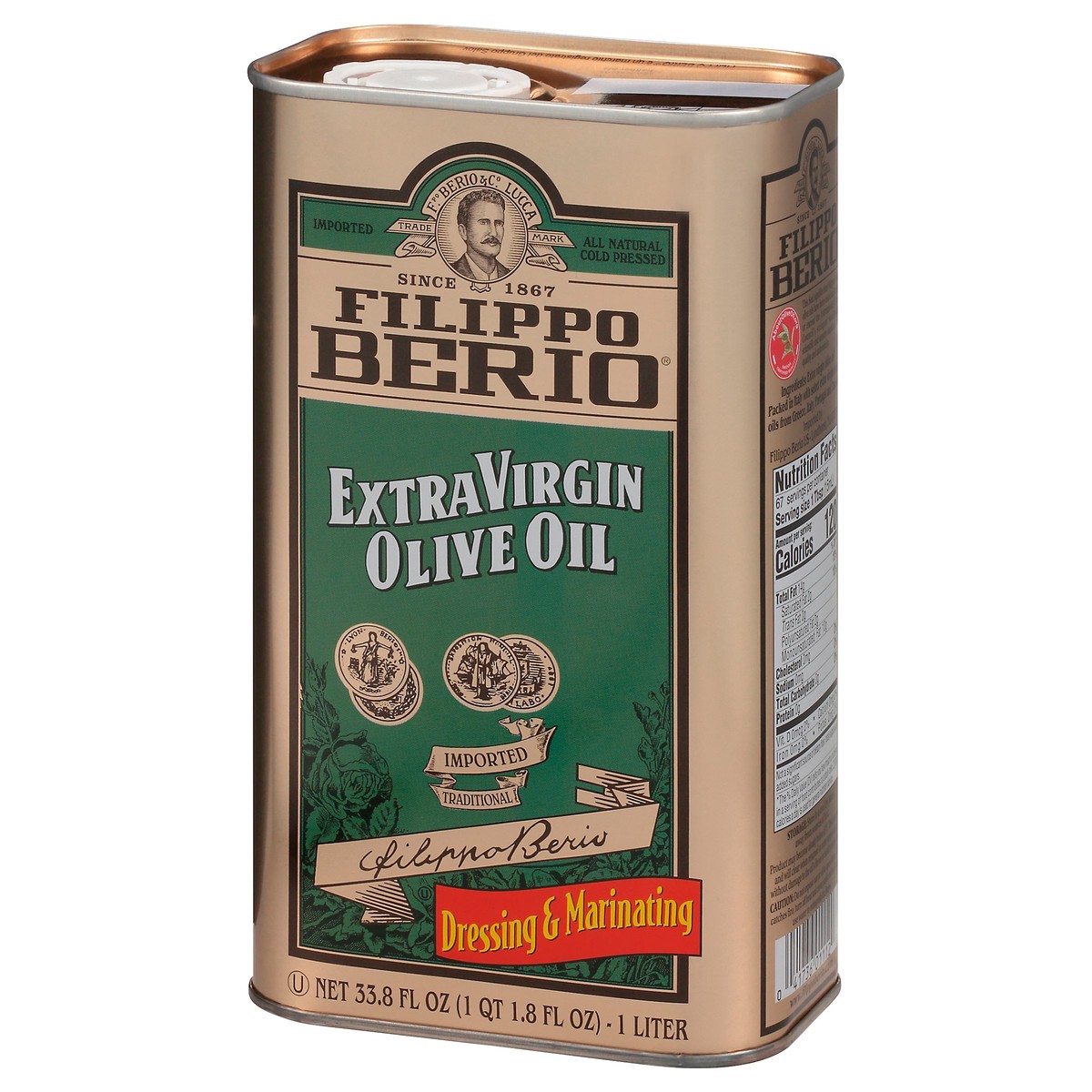 slide 8 of 9, Filippo Berio Extra Virgin Olive Oil 33.8 fl oz, 33.8 fl oz