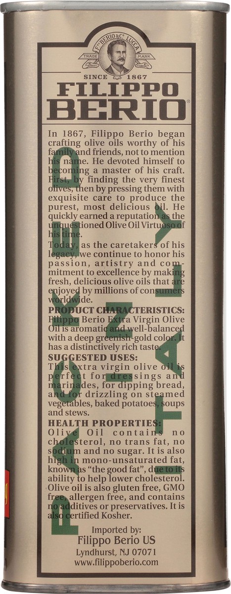 slide 4 of 9, Filippo Berio Extra Virgin Olive Oil 33.8 fl oz, 33.8 fl oz