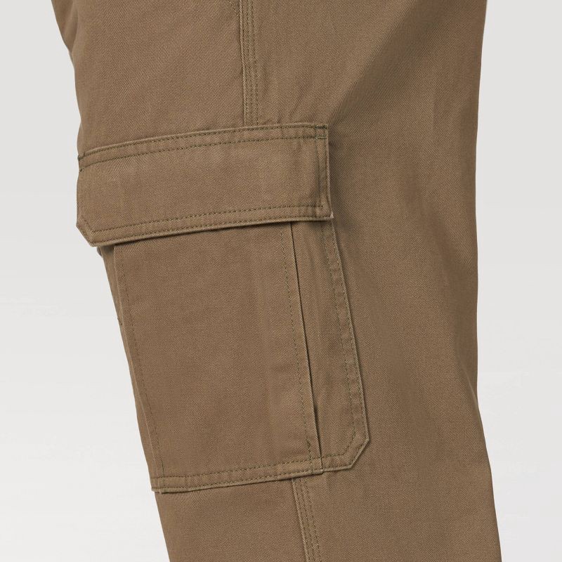 slide 4 of 5, Wrangler Men's Relaxed Fit Flex Cargo Pants - Brown 38x32, 1 ct
