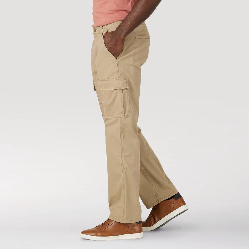 slide 4 of 8, Wrangler Men's Relaxed Fit Flex Cargo Pants - Khaki 36x34, 1 ct