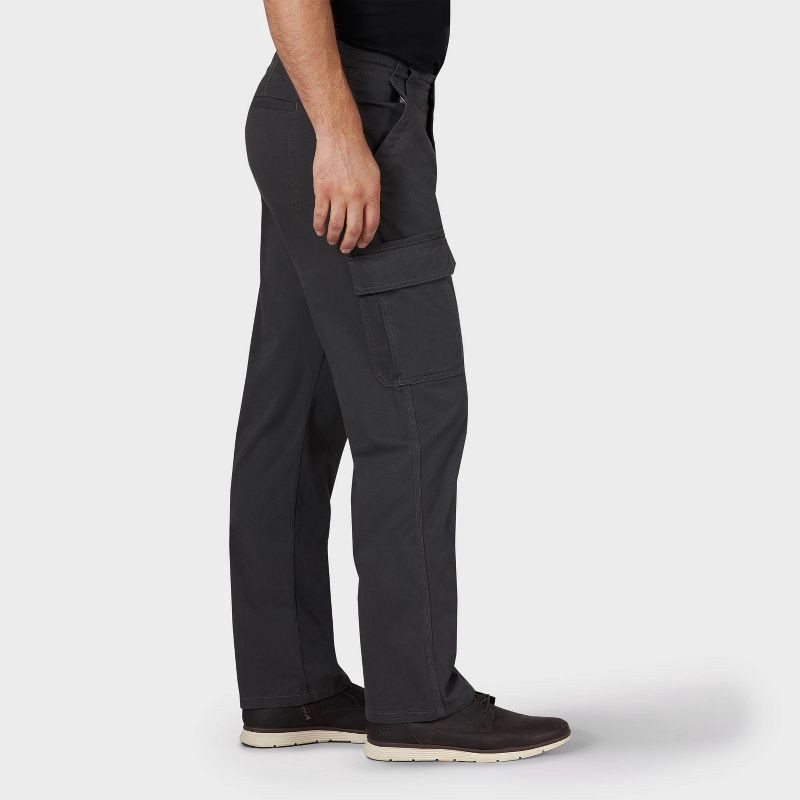 slide 4 of 6, Wrangler Men's Relaxed Fit Flex Cargo Pants - Gray 38x30, 1 ct