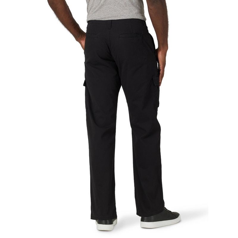 slide 6 of 8, Wrangler Men's Relaxed Fit Flex Cargo Pants - Black 36x34, 1 ct