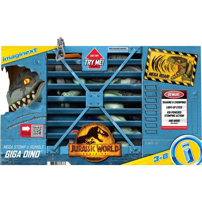 slide 6 of 6, Fisher-Price Imaginext Jurassic World: Dominion Mega Stomp & Rumble Giga Dinosaur, 1 ct