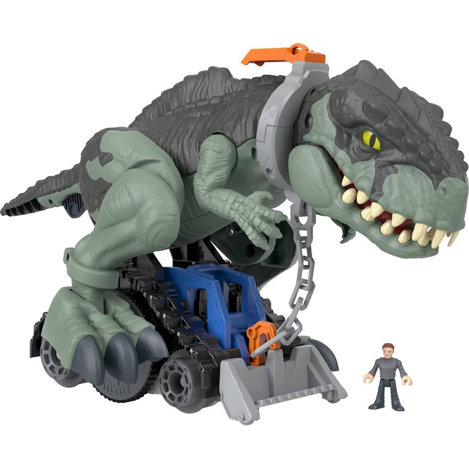 slide 1 of 6, Fisher-Price Imaginext Jurassic World: Dominion Mega Stomp & Rumble Giga Dinosaur, 1 ct