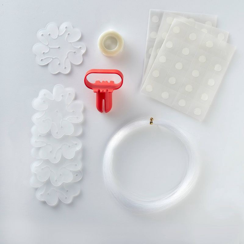 slide 1 of 3, Ginger Ray 68ct Balloon Garland Accessory Kit Clear, 68 ct